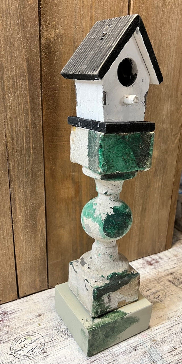 Vintage Spindle Birdhouse | Ole Green