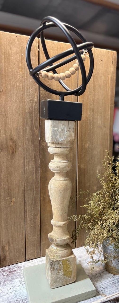 Vintage Spindle with a bit of paint here & there | Unique Sphere