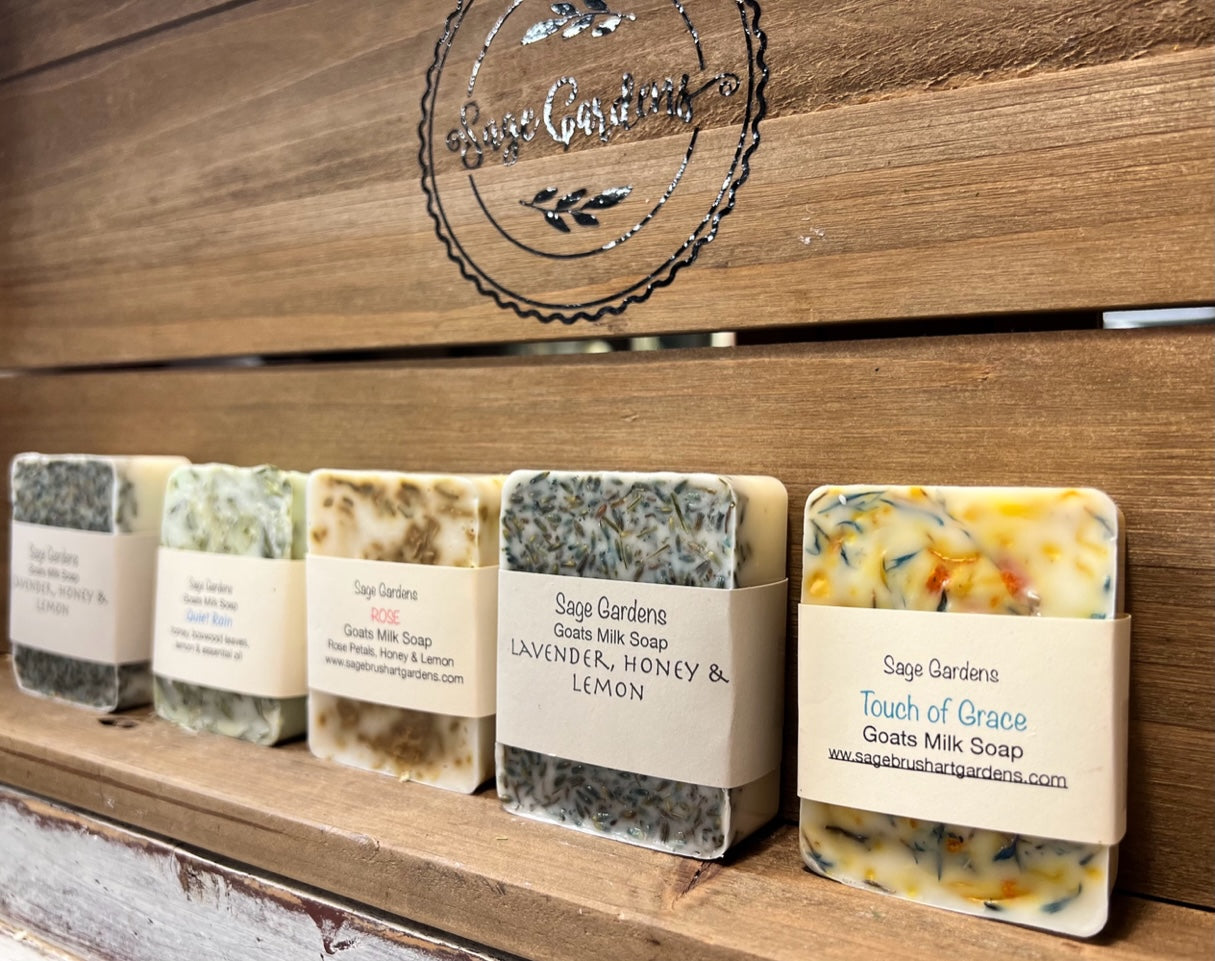 Handmade Goat's Milk Soaps Bars & Shapes