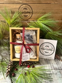 Lavender Christmas Box